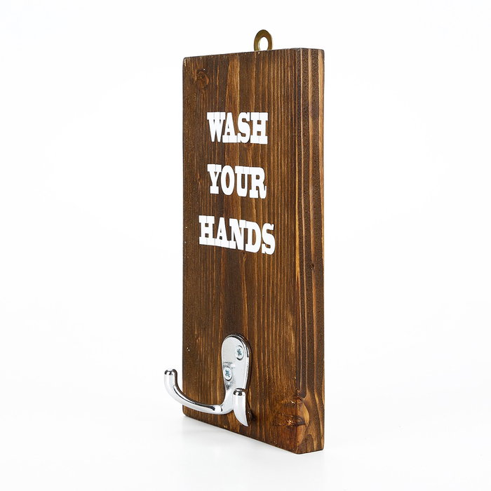 Hanah Home Raf023 Estantería de pared de madera de abeto, nogal Hanah Home Raf023 Estantería de pared de madera de abeto, nogal